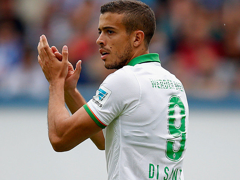 Verl&#228;sst er Werder Bremen Richtung Schalke 04? SVW-St&#252;rmer Franco di Santo steht vor dem Absprung.