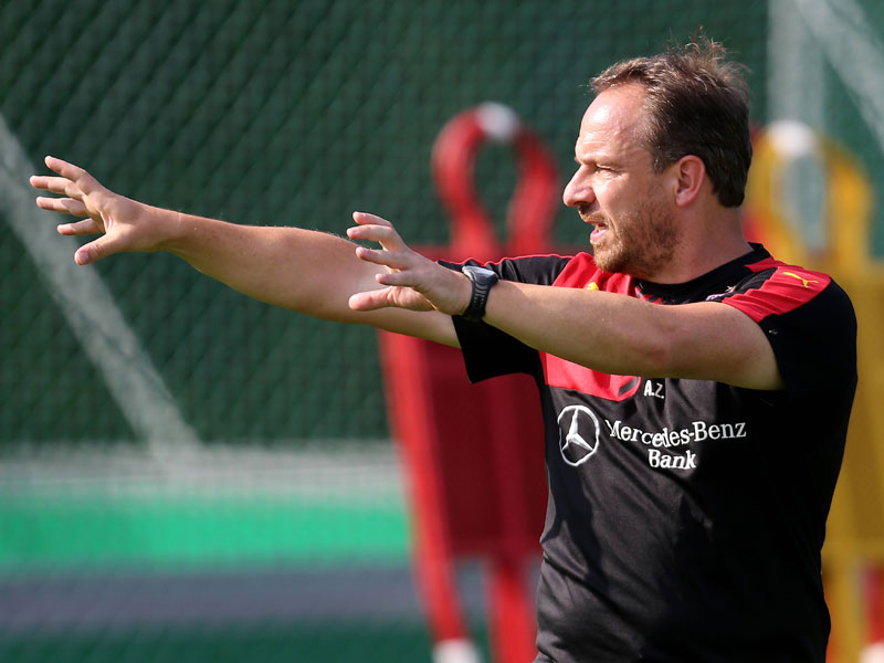 "Es muss viel von dem zu sehen sein, was wir uns erarbeitet haben": VfB-Coach Alexander Zorniger.