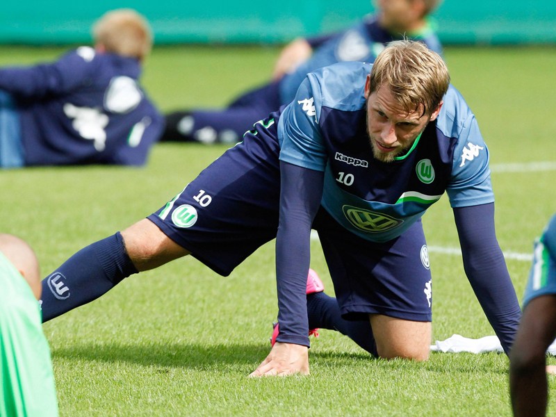 Konnte schon wieder trainieren: Wolfsburgs Aaron Hunt.