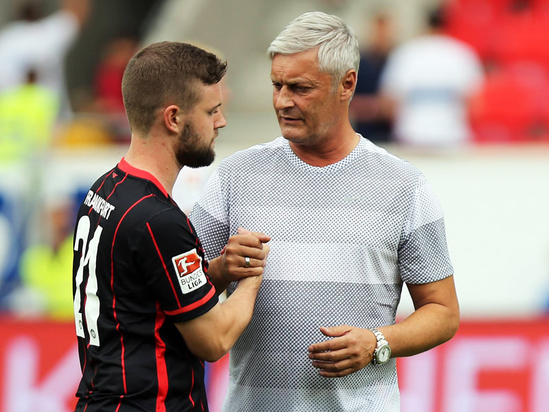 R&#252;ckkehrer: Frankfurts Trainer Armin Veh kann wieder auf seinen Youngster Marc Stendera bauen. 