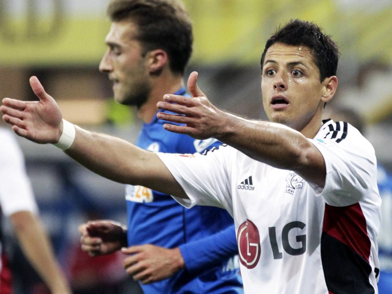 Einsatz gegen Darmstadt offen: Leverkusens Neuzugang Javier Hernandez, genannt Chicharito. 