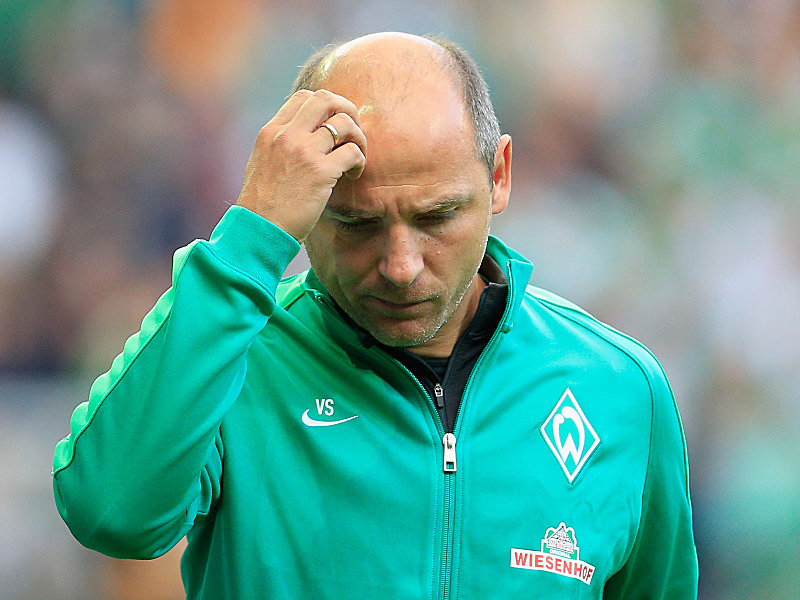 Denkt noch &#252;ber seine Aufstellung in Hannover nach: Werder-Coach Victor Skripnik.