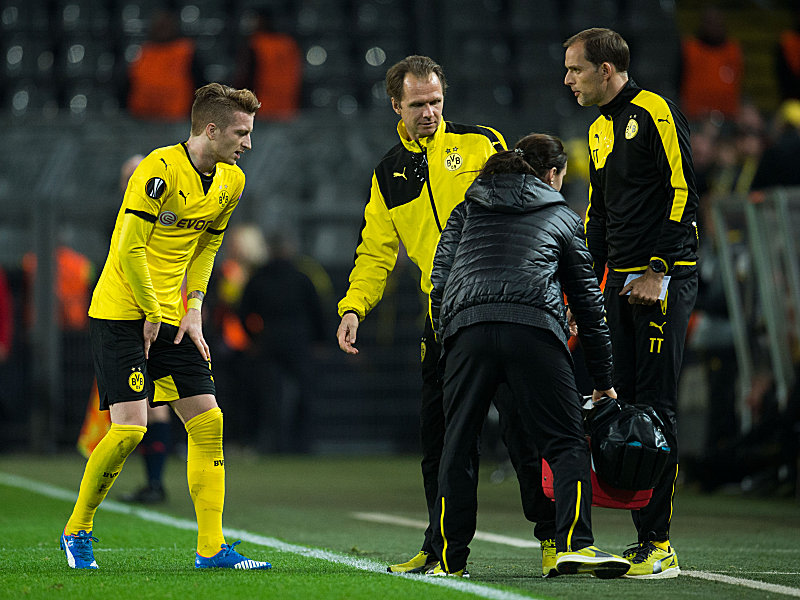 Zwei Wochen Pause: Das Derby in Dortmund findet ohne Marco Reus statt.