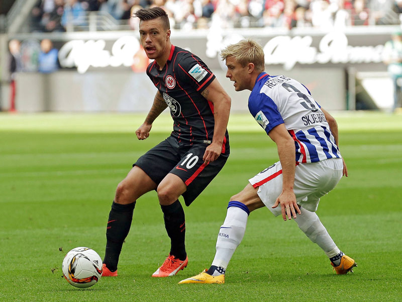 Letzter Auftritt im Eintracht-Trikot: Frankfurts St&#252;rmer Vaclav Kadlec im Spiel gegen die Hertha.