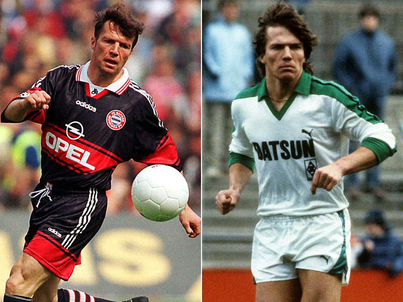 Er trug erst das Trikot von Borussia M&#246;nchengladbach und wechselte dann zum FC Bayern: Lothar Matth&#228;us.