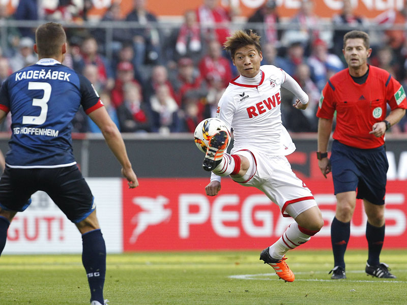 Seltener Einsatz: Kazuki Nagasawa beim 0:0 gegen Hoffenheim.
