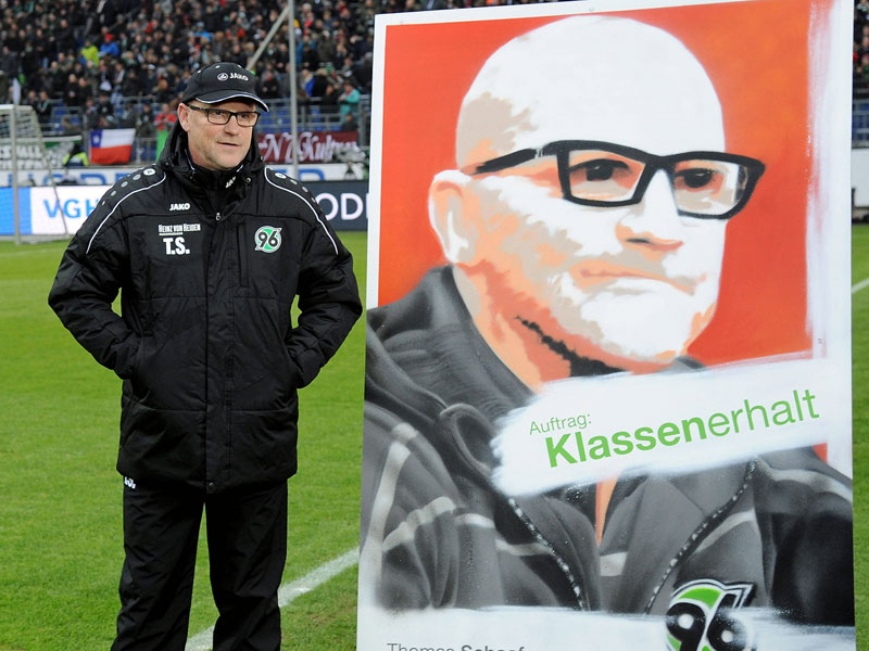 Eine schwierige Mission: Hannovers Trainer Thomas Schaaf will 96 in der Liga halten.
