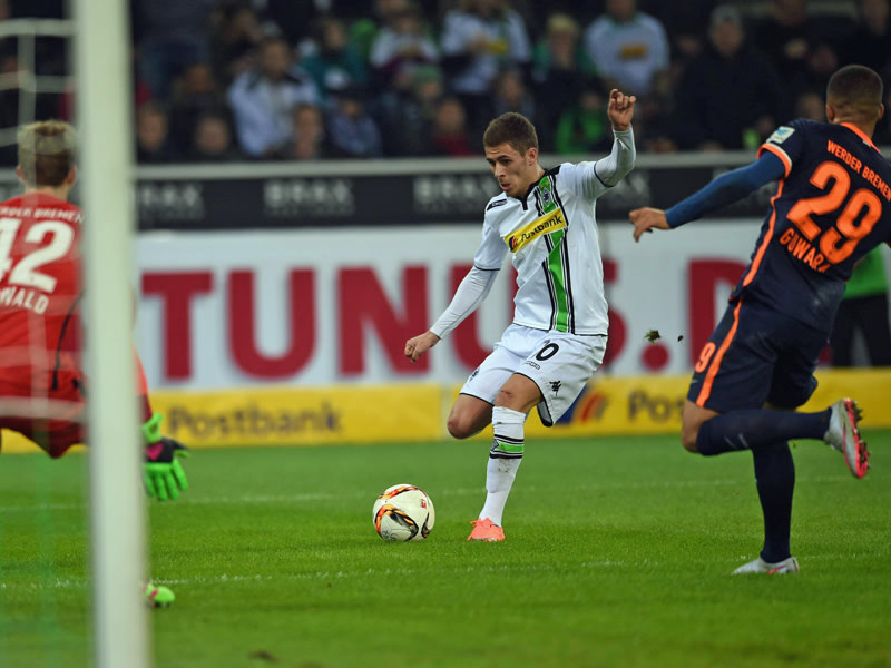Wird er seinen Trainingseifer auch in dieser Woche aufrecht erhalten? Thorgan Hazard von Borussia M&#246;nchengladbach.