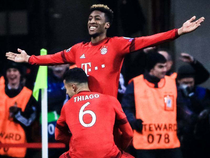 Matchwinner: Thiago und Kingsley Coman geh&#246;rten zu Bayerns klaren Gewinnern gegen Juve.