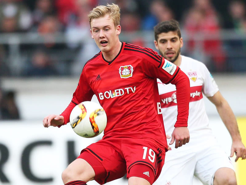 Ist der Knoten nun geplatzt? Leverkusens Youngster Julian Brandt spielte in Stuttgart gro&#223; auf. 