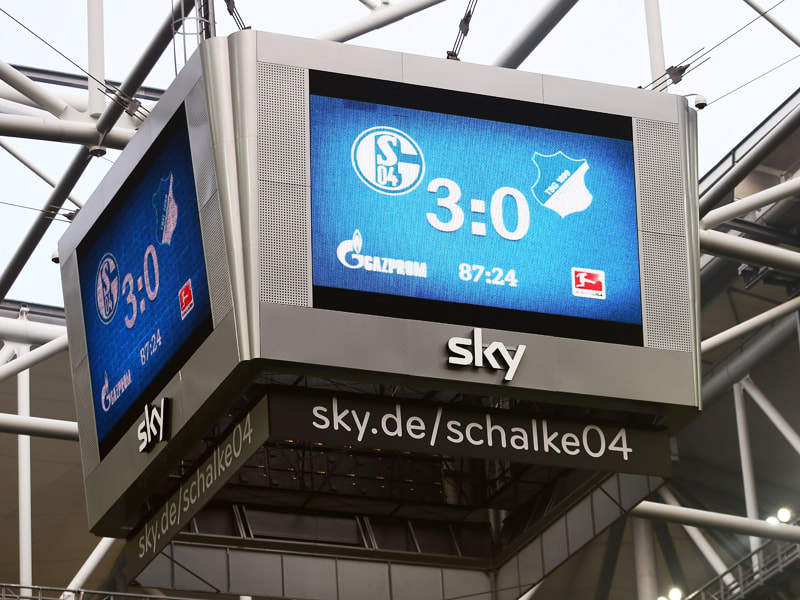 Hat ausgedient: Die Schalke-Arena bekommt einen neuen Videow&#252;rfel. 
