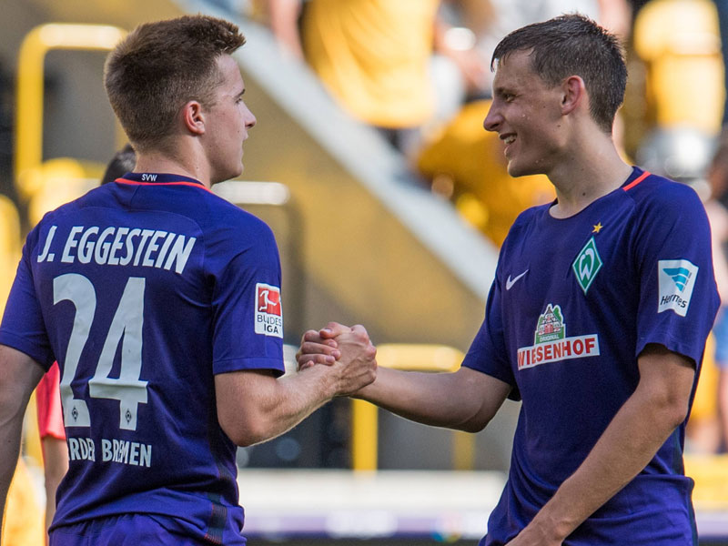 Im Training bald nicht mehr vereint? Johannes Eggestein und sein &#228;lterer Bruder Maximilian.