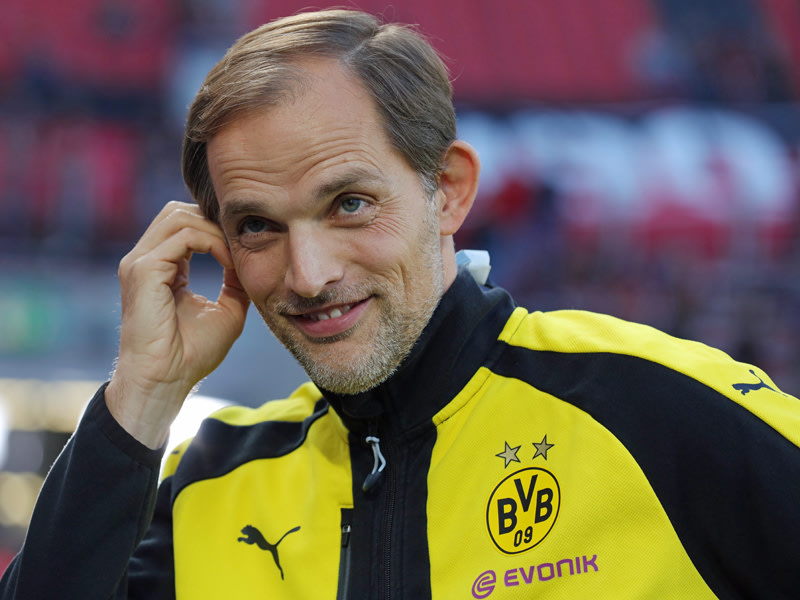 Reagierte auf die Kritik aus Berlin ganz gelassen: BVB-Coach Thomas Tuchel.