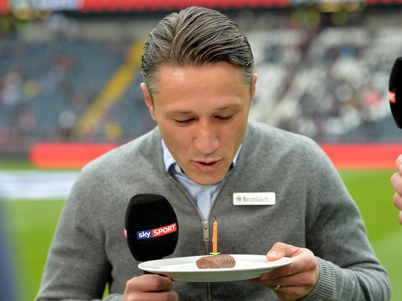 Gl&#252;ckliches Geburtstagskind: Eintracht-Trainer Niko Kovac.