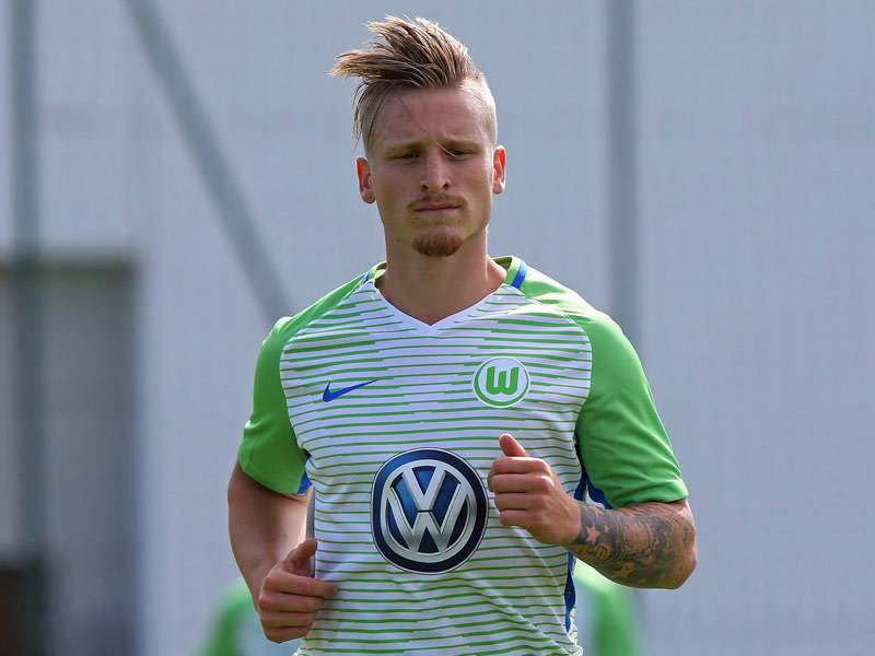 K&#228;mpft um seine Chance in der Bundesliga: Wolfsburgs Neuzugang Marvin Stefaniak.