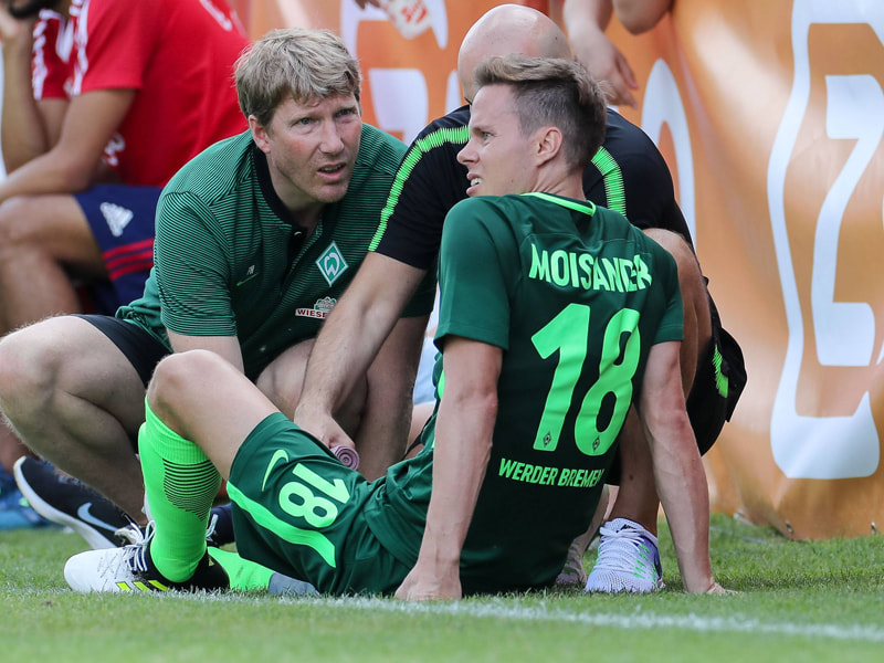 Im Test gegen Ajax verletzt: Bremens Niklas Moisander.