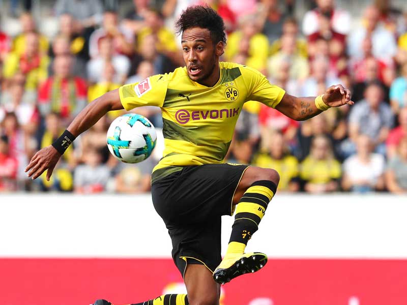 Auch in der neuen Saison f&#252;r Borussia Dortmund am Ball: Pierre-Emerick Aubameyang.