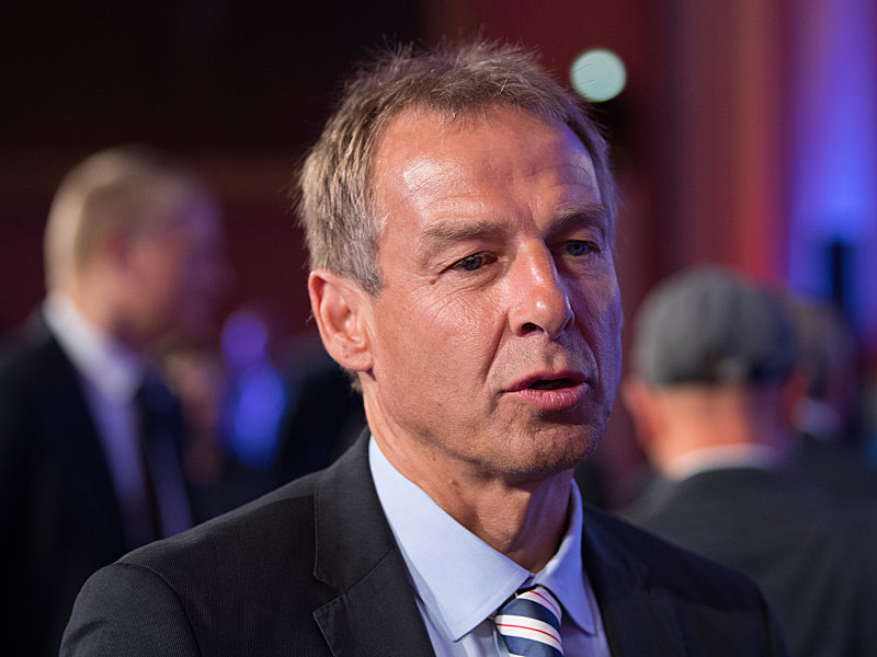 J&#252;rgen Klinsmann bei der Feier zum 125. Geburtstag von Hertha BSC.