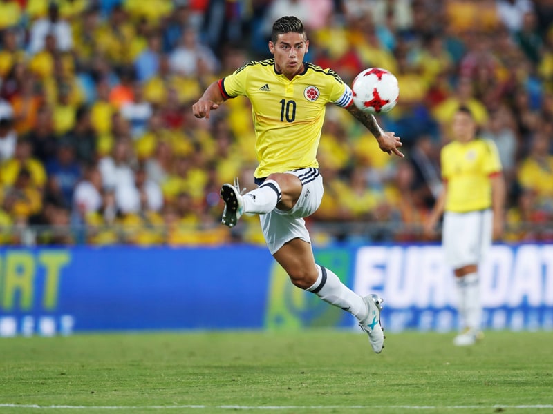 James soll heute Abend f&#252;r Kolumbien gegen Brasilien auflaufen - Bayern wird genau hinschauen.