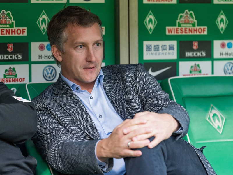 Muss die Trainerfrage kl&#228;ren: Werder-Manager Frank Baumann.