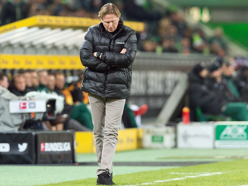 Frustriert: HSV-Coach Markus Gisdol ging mit seinem Team einmal mehr leer aus.