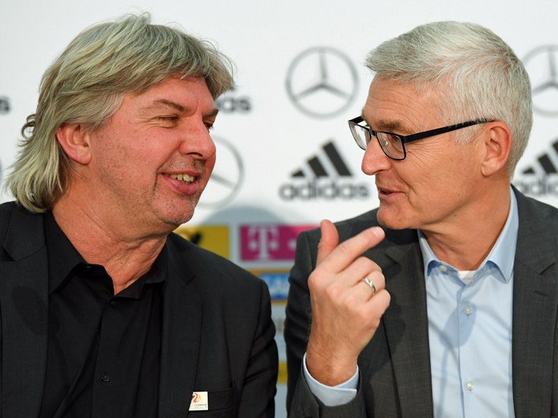 Thema Schiedsrichter-Streit: Ronny Zimmermann (li.) und Lutz Michael Fr&#246;hlich.