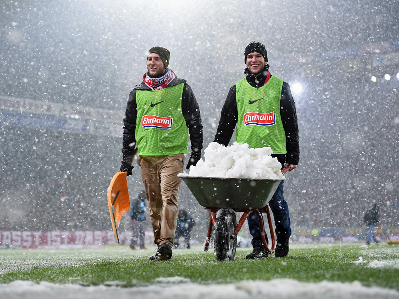 Schneebedeckt: Bei Freiburgs einzigem Sieg gegen RB war der Platz wei&#223; - Samstag auch?