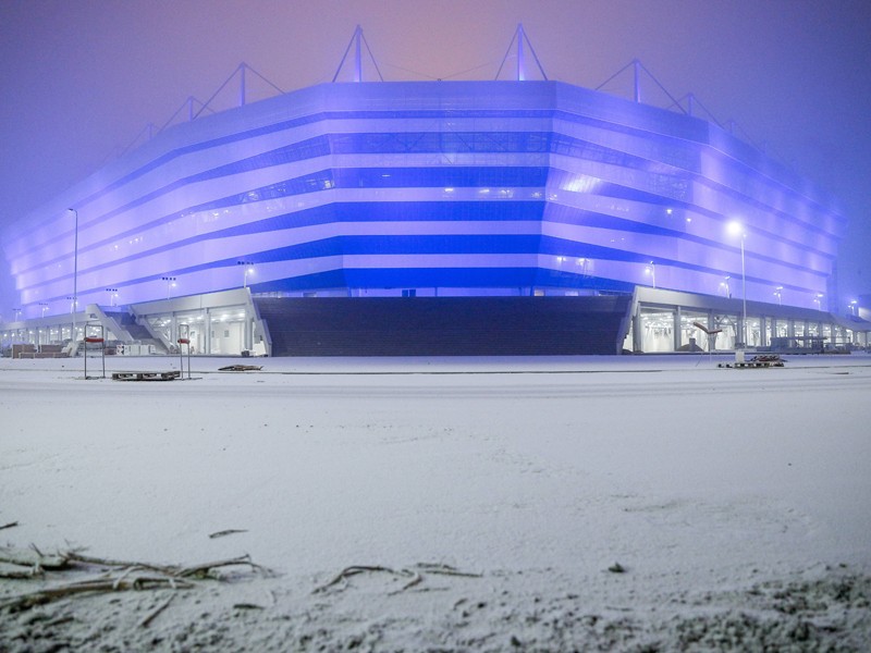 Am 22. M&#228;rz steht die Er&#246;ffnung an: Das neue WM-Stadion von Kaliningrad.