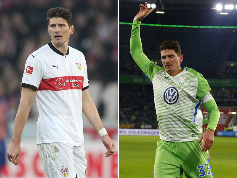 Zwischen Zukunft und Vergangenheit: Nationalspieler Mario Gomez kehrt im VfB-Trikot zum VfL Wolfsburg zur&#252;ck.
