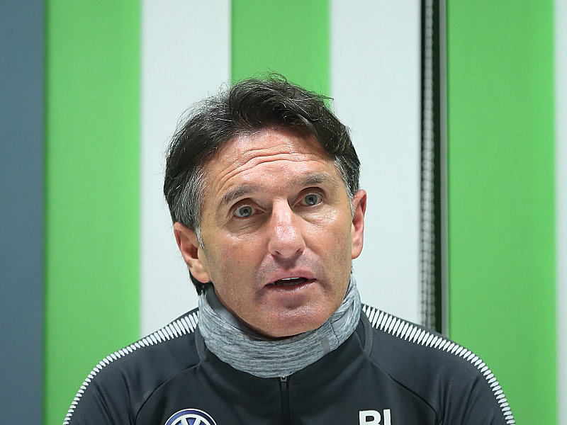 Wolfsburgs neuer Coach Bruno Labbadia am Dienstag bei der Medienrunde.