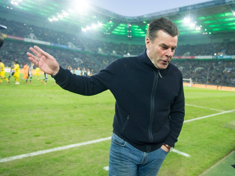 Muss in Hannover auf insgesamt acht Spieler verzichten: Borussia-Trainer Dieter Hecking.