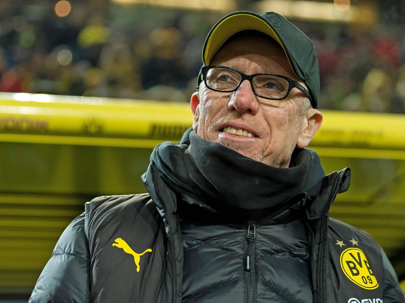 Er hat nun wieder mehr Optionen f&#252;r die Offensive: Dortmunds Trainer Peter St&#246;ger. 