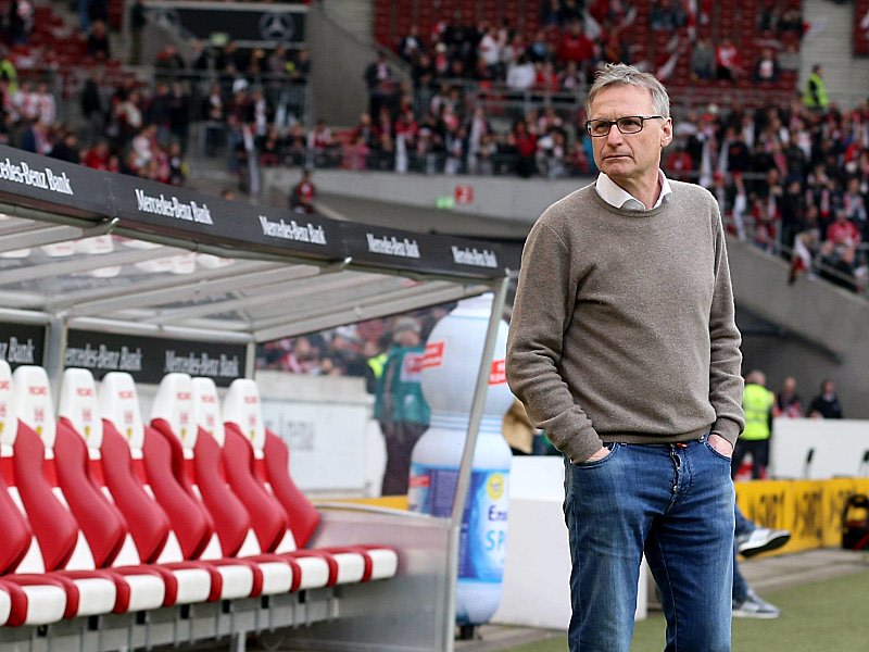 &quot;Wir haben nicht vor, die letzten acht Spiele zu verlieren&quot;: VfB-Sportvorstand Michael Reschke.