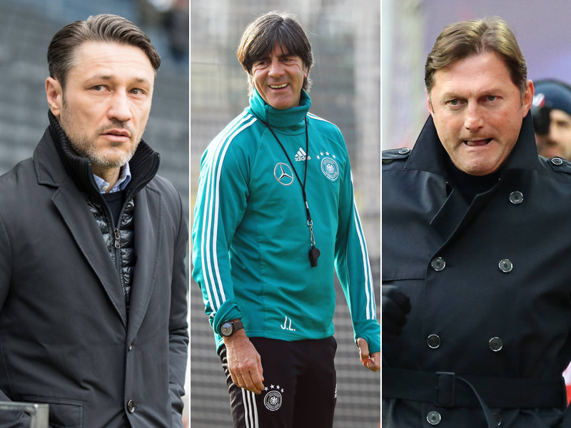 Kovac, L&#246;w, Hasenh&#252;ttl (v.l.) - auch sie wurden schon als Bayern-Trainer gehandelt.