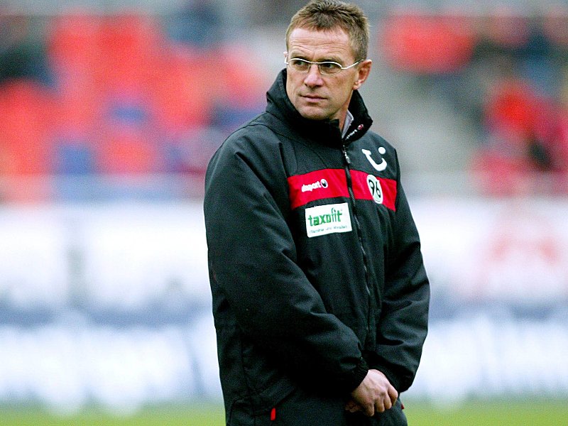 Erinnerungen zur&#252;ck: Ralf Rangnick trainierte einst Hannover 96 - inklusive Bundesliga.