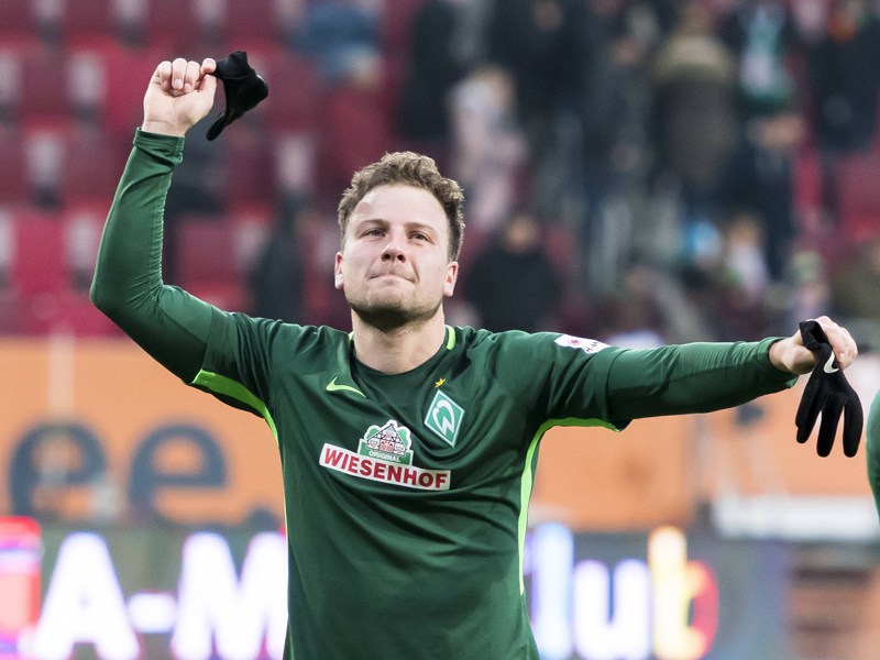 Bleibt noch l&#228;nger Werder Bremens Nummer 44: Philipp Bargfrede.