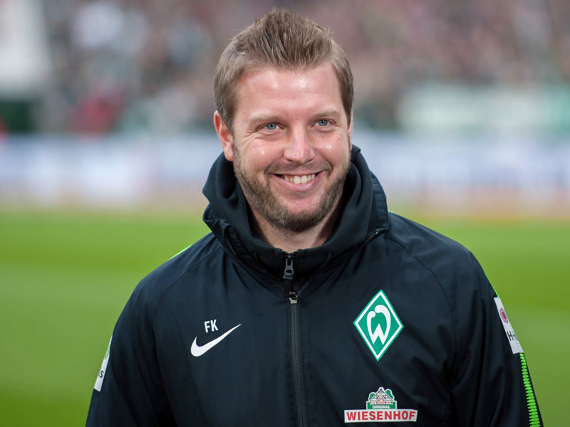 Er darf in Bremen weiterarbeiten: Coach Florian Kohfeldt hat verl&#228;ngert.