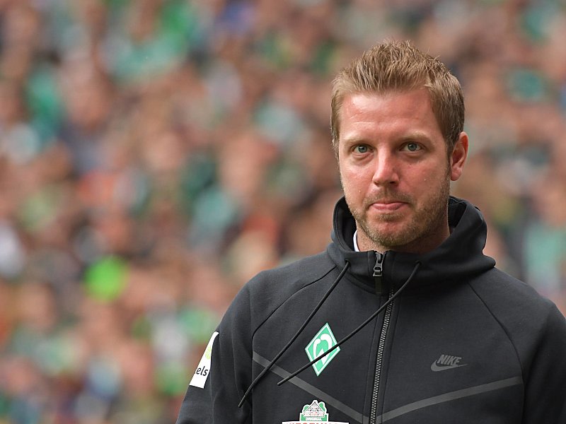 Zufrieden mit der Leistung seiner Bremer gegen den BVB: Florian Kohfeldt.