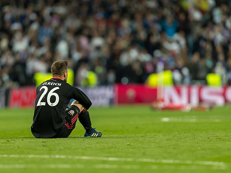 Abpfiff in Madrid: Keeper Sven Ulreich sa&#223; lange alleine auf dem Rasen.