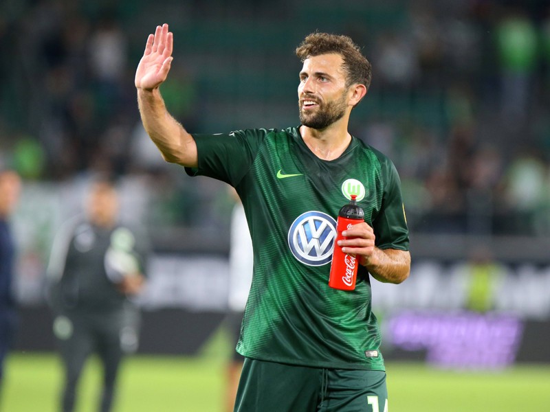 Ausrufezeichen gesetzt: Admir Mehmedi nach Wolfsburgs 3:1 gegen Neapel.