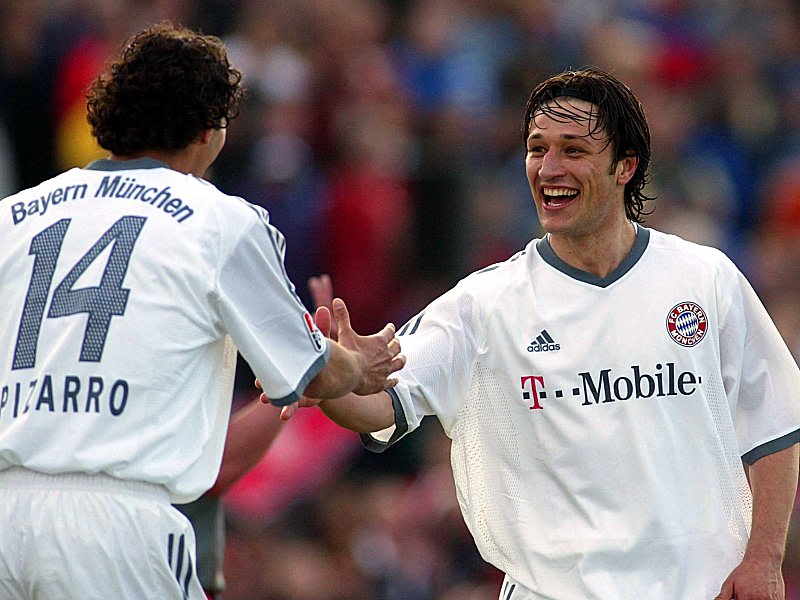 Kickten einst gemeinsam beim FC Bayern: Niko Kovac und Claudio Pizarro.
