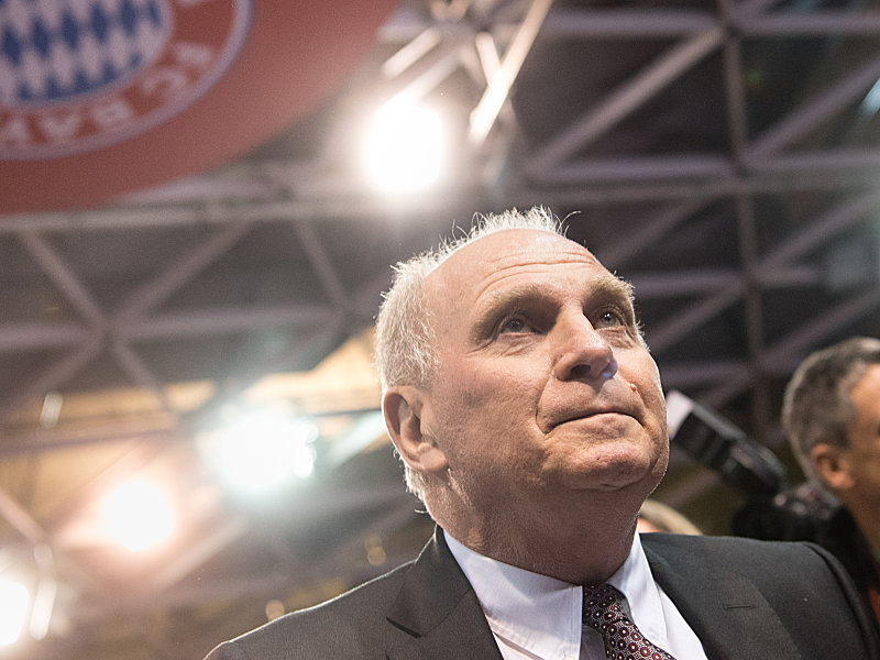 Zur&#252;ck im Rampenlicht: FCB-Pr&#228;sident Uli Hoene&#223;.