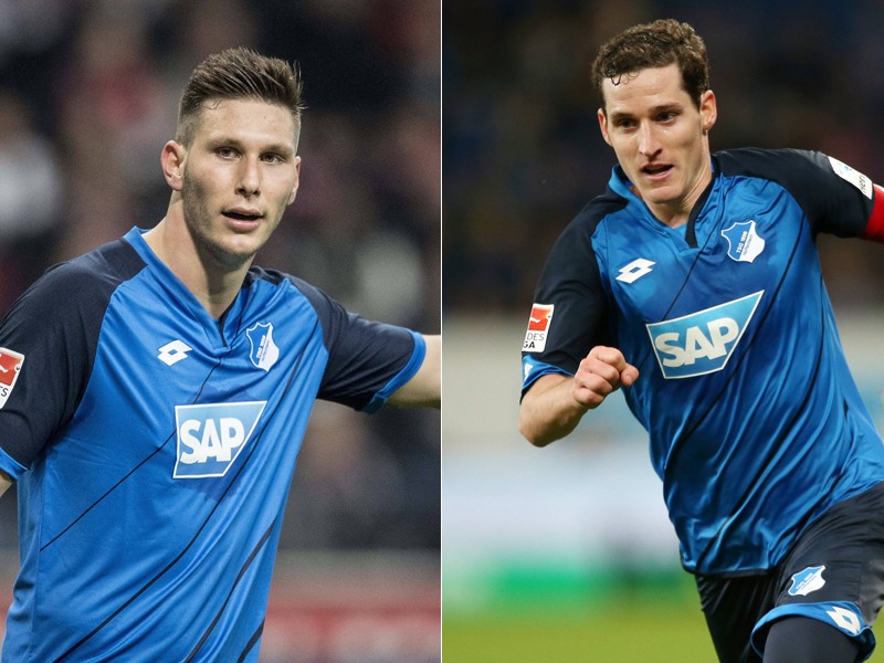 Werden beide heftig vom FC Bayern M&#252;nchen umworben: Niklas S&#252;le (li.) und Sebastian Rudy.