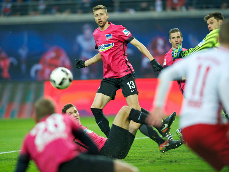 Bekam ein Sonderlob von Trainer Pal Dardai: Herthas Aushilfs-Verteidiger Jens Hegeler.