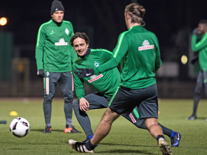 Werders Neuzugang Thomas Delaney (M.) hat einiges vor bei seinem neuen Klub. 