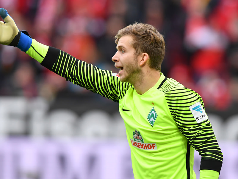 Matchwinner in Mainz: Bremens Keeper Felix Wiedwald.