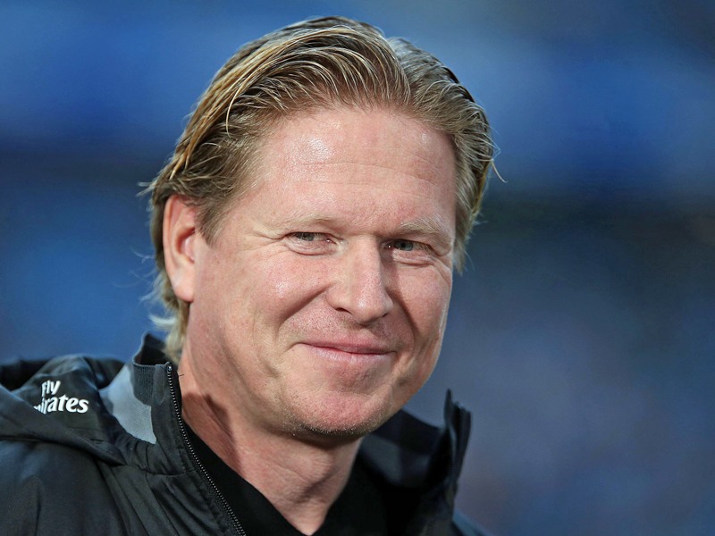 Er hat aktuell gut Lachen: Hamburgs Coach Markus Gisdol.