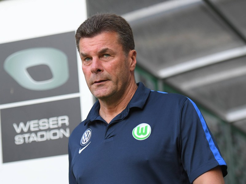 Selbst noch in dieser Saison auf der Wolfsburger Trainerbank: M&#246;nchengladbachs Trainer Dieter Hecking.