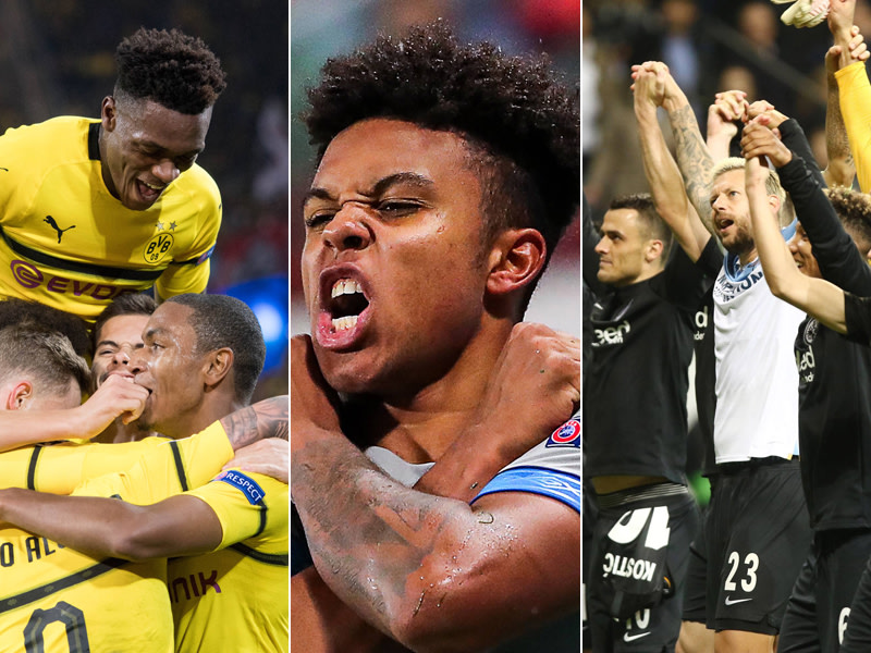 Dortmund, Schalke und Frankfurt jubeln: Auch in dieser Woche punktete die Bundesliga international.