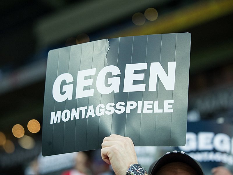 &quot;Gegen Montagsspiele&quot;: Einmal mehr werden Bundesliga-Fans gegen Ansetzungen zu Wochenbeginn protestieren.